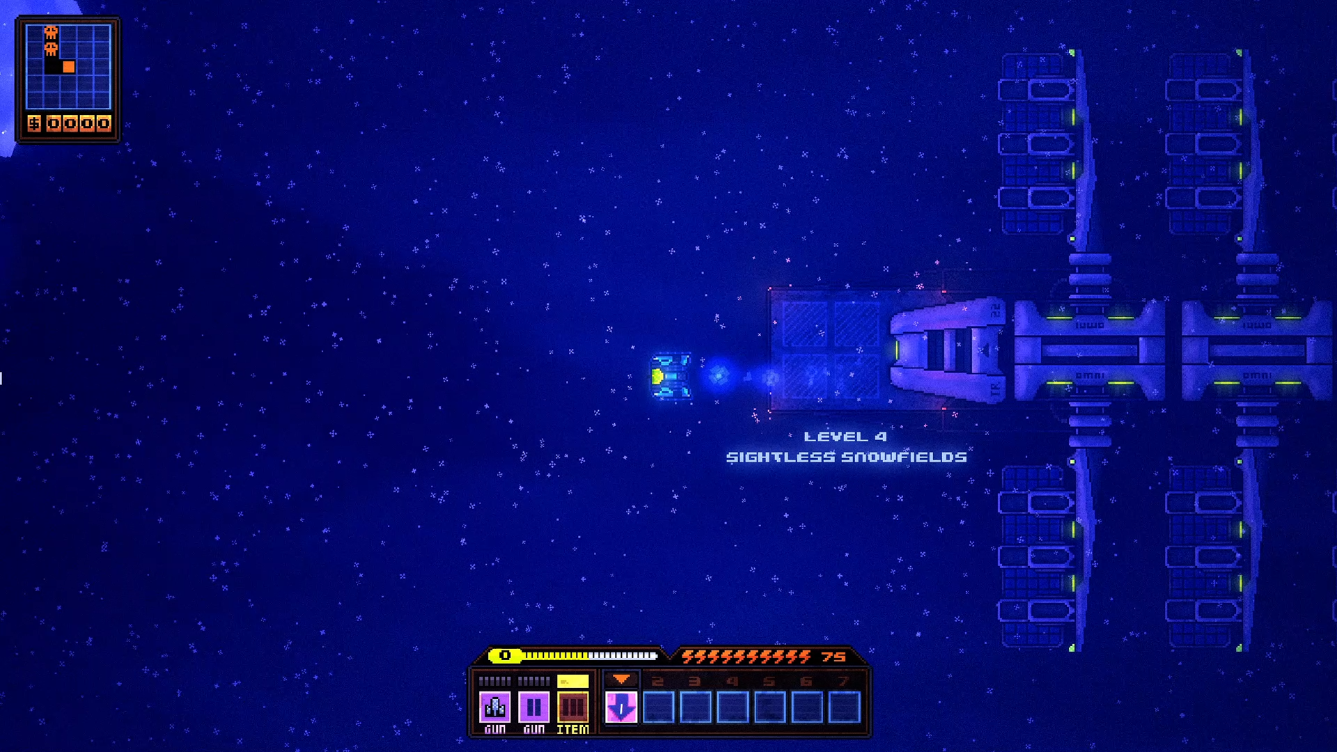 Devoid Game - Level 4, the Sightless Snowfields