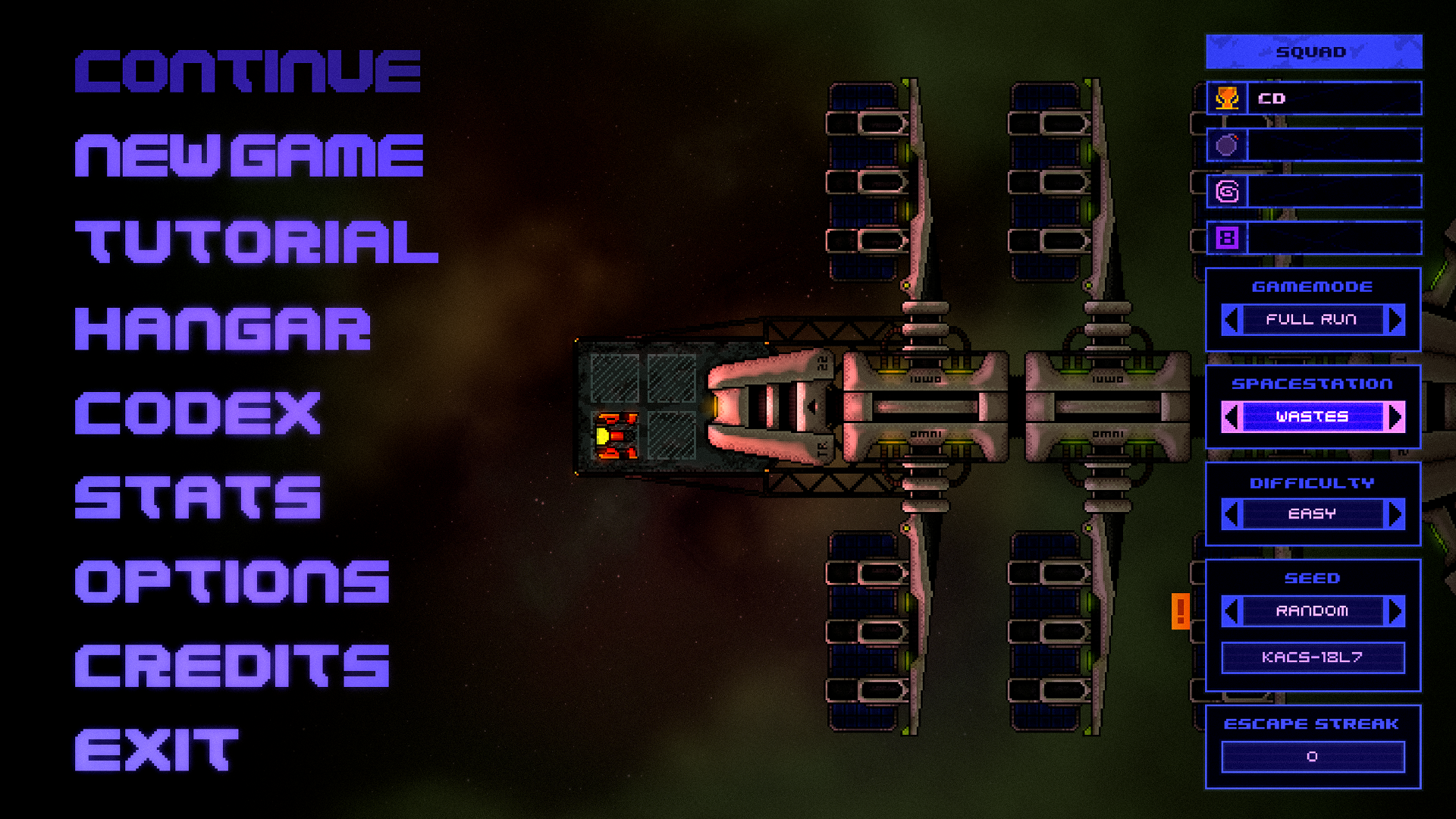 Devoid UI - Main Menu