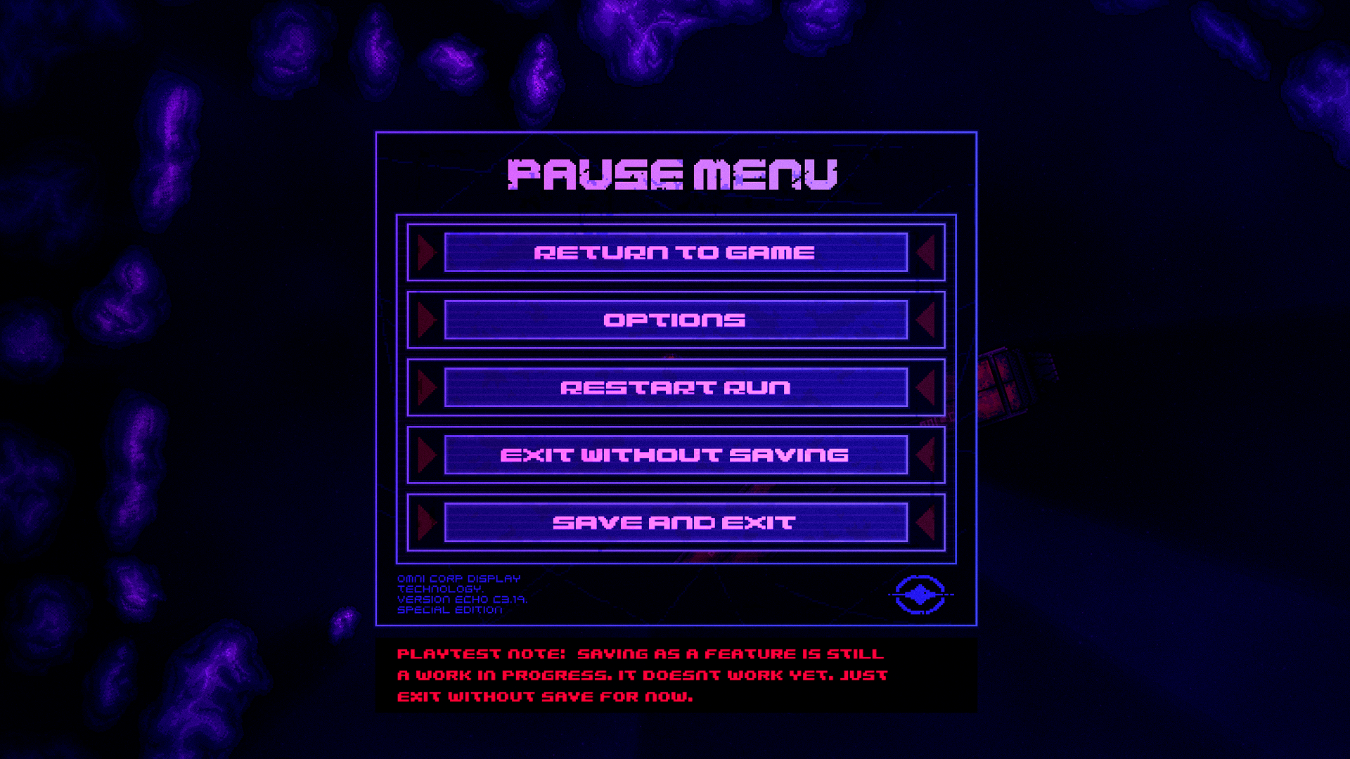 Devoid UI - Pause Menu