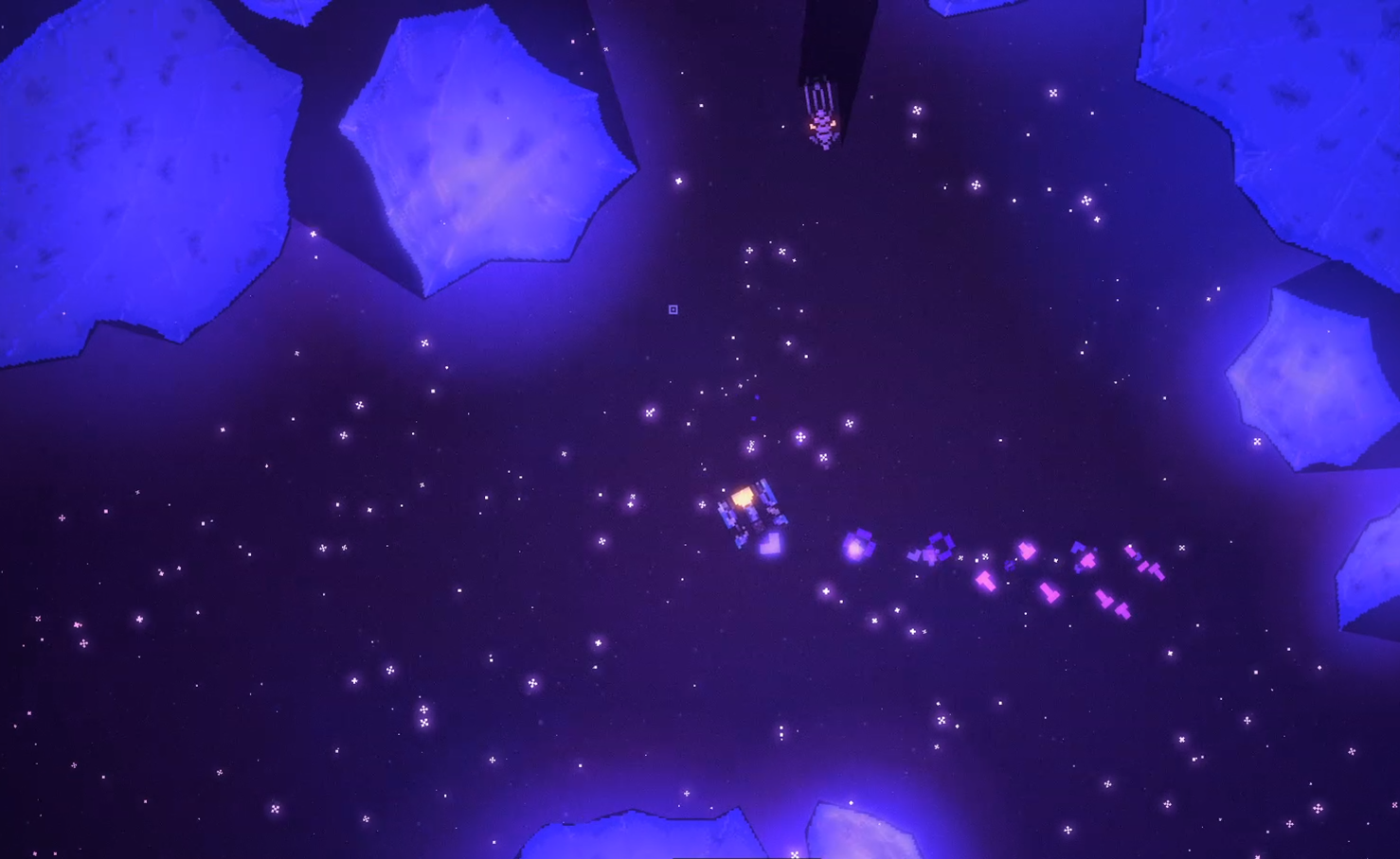 Devoid Game: Pilots looking out at spacestation