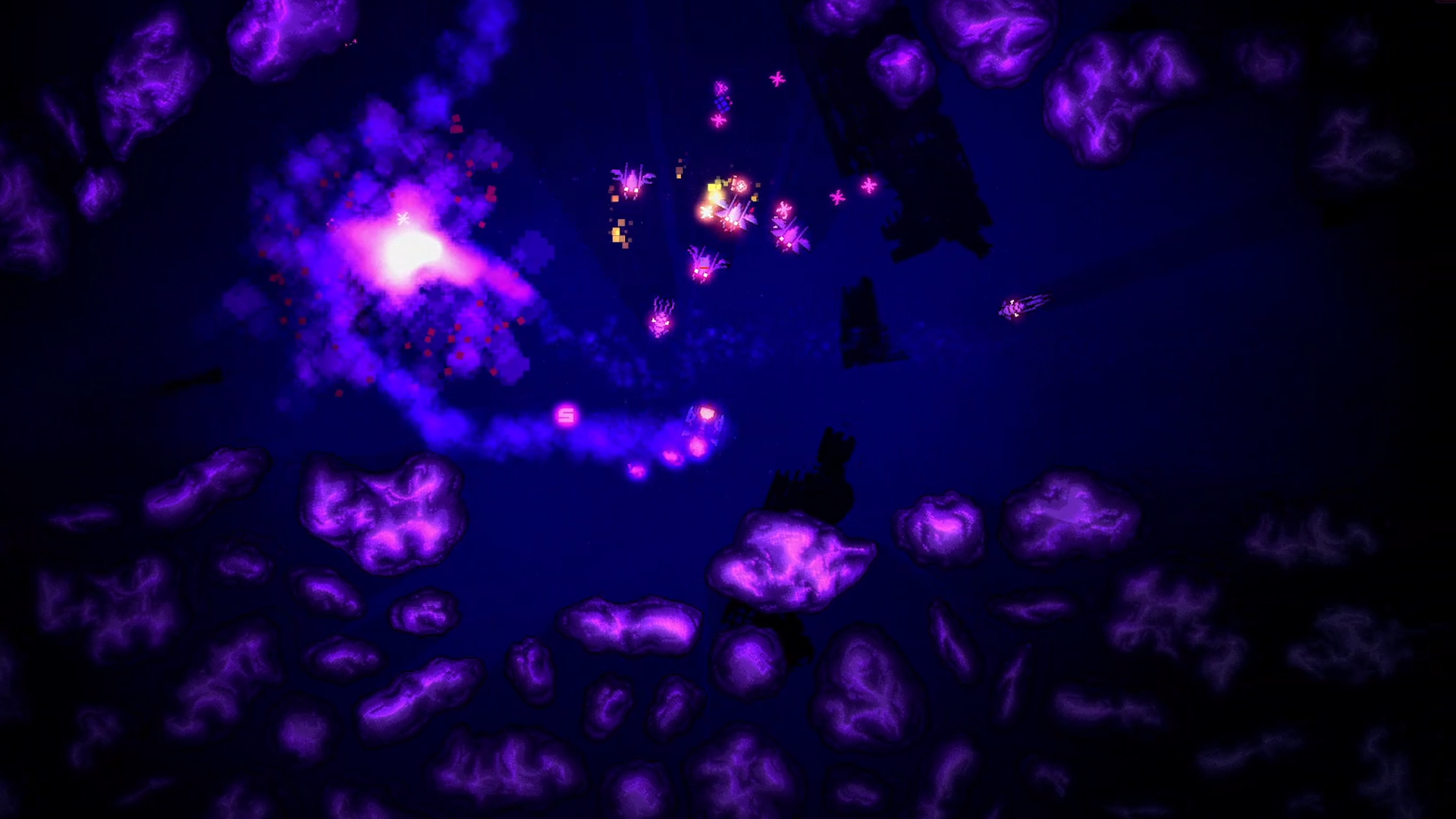 Devoid Gameplay: Pilot overheating while fighting Saprobes in the space dungeon