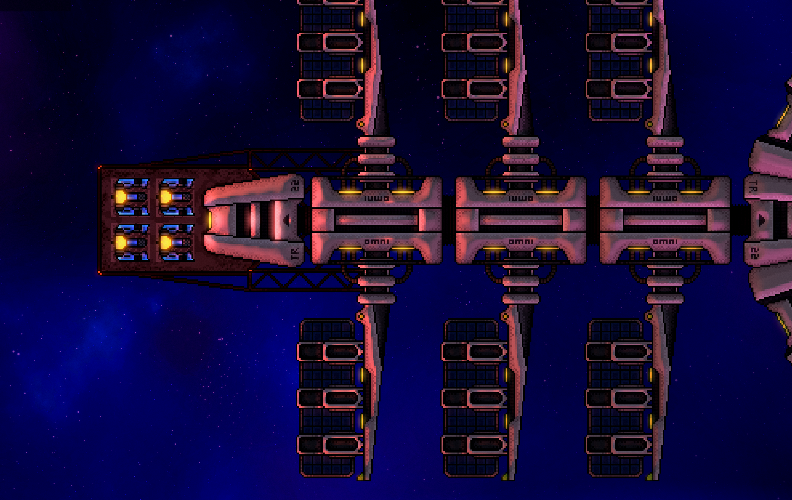 Devoid main menu: Pilots docked for co-op