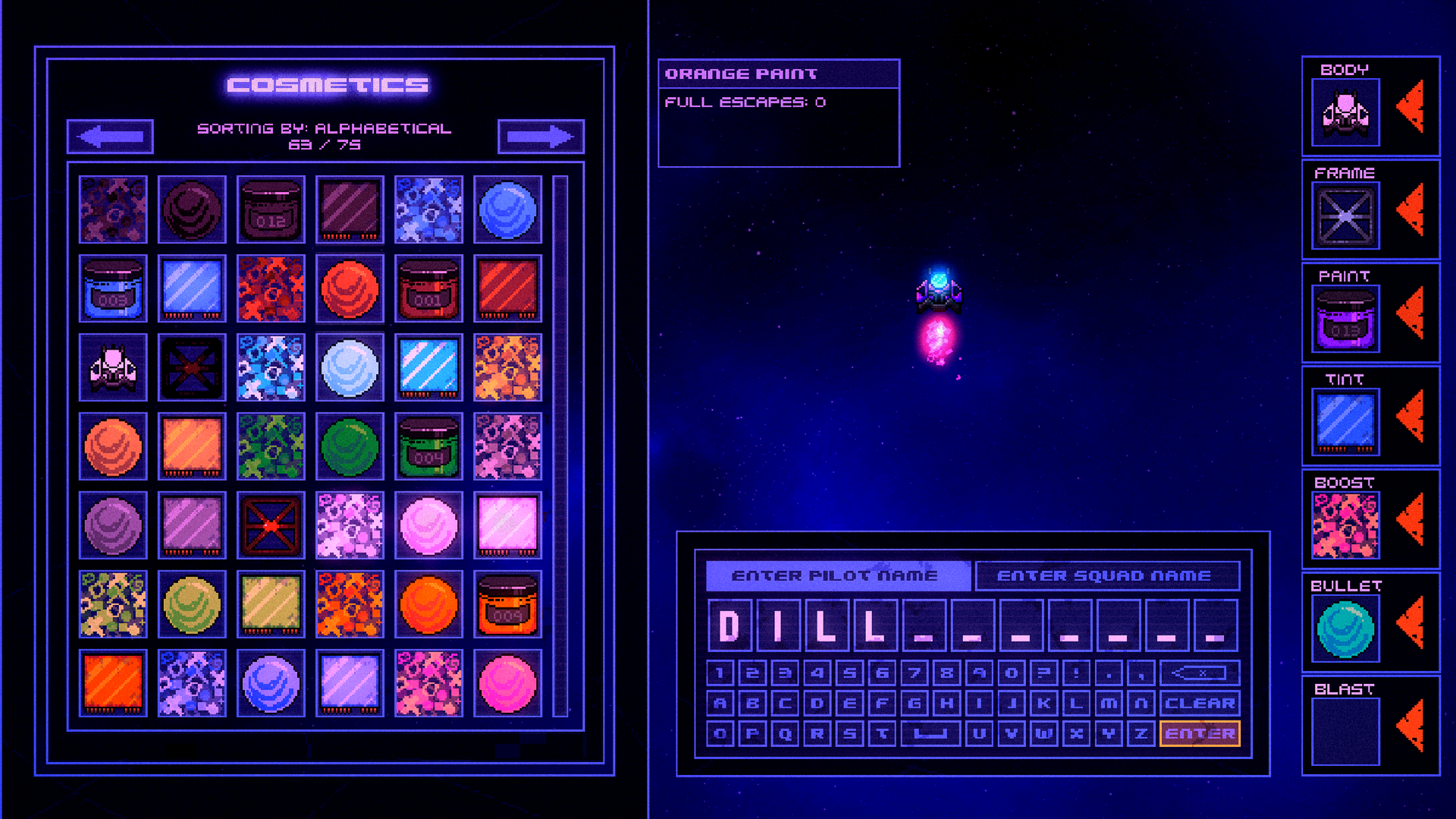 Devoid Game - Cosmetics