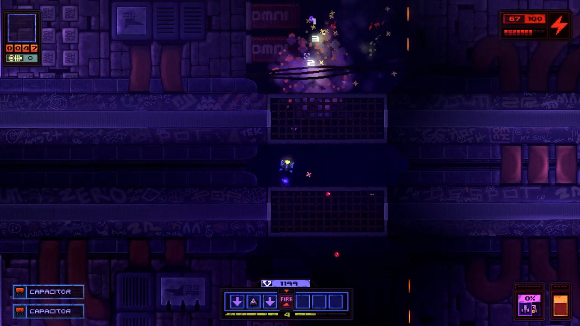 Devoid gameplay: Pilot flying through mega structure in space.